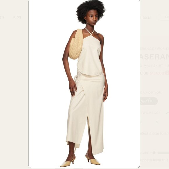Baserange Dresses & Skirts - NWT Baserange Off-White Venn Maxi Skirt SSENSE